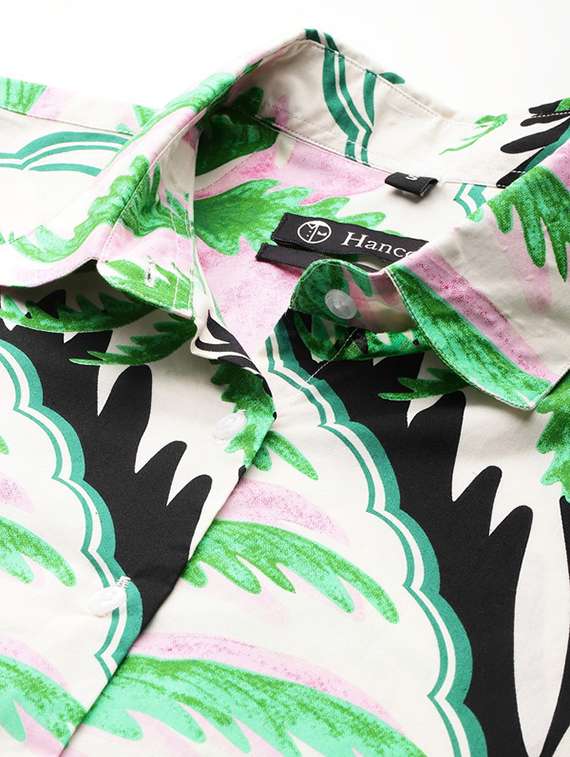 women collared long sleeve regular fit shirt - 22038701 -  Standard Image - 4