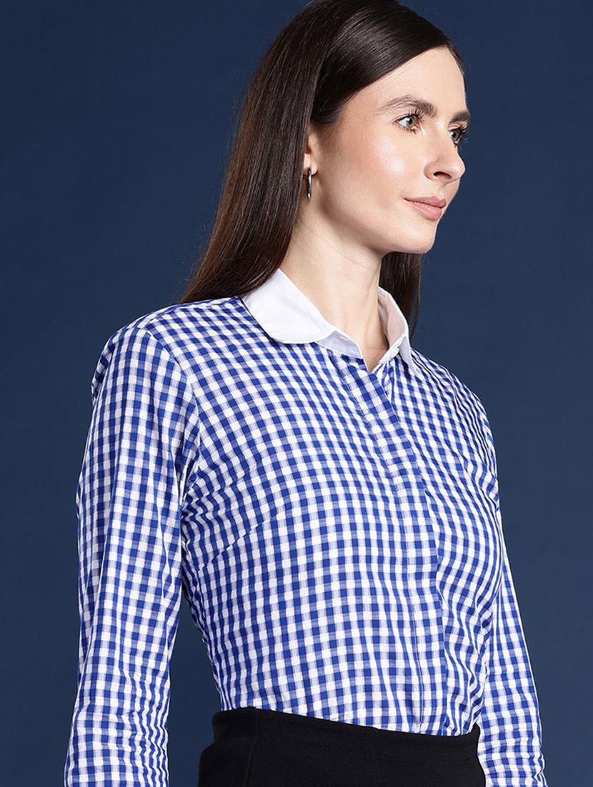 women collared long sleeve regular fit shirt - 22038708 -  Standard Image - 1