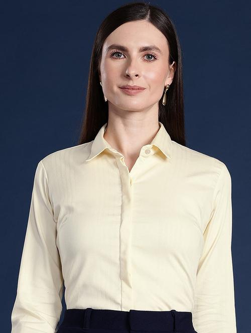 women collared long sleeve regular fit shirt - 22038710 - Standard Image - 0