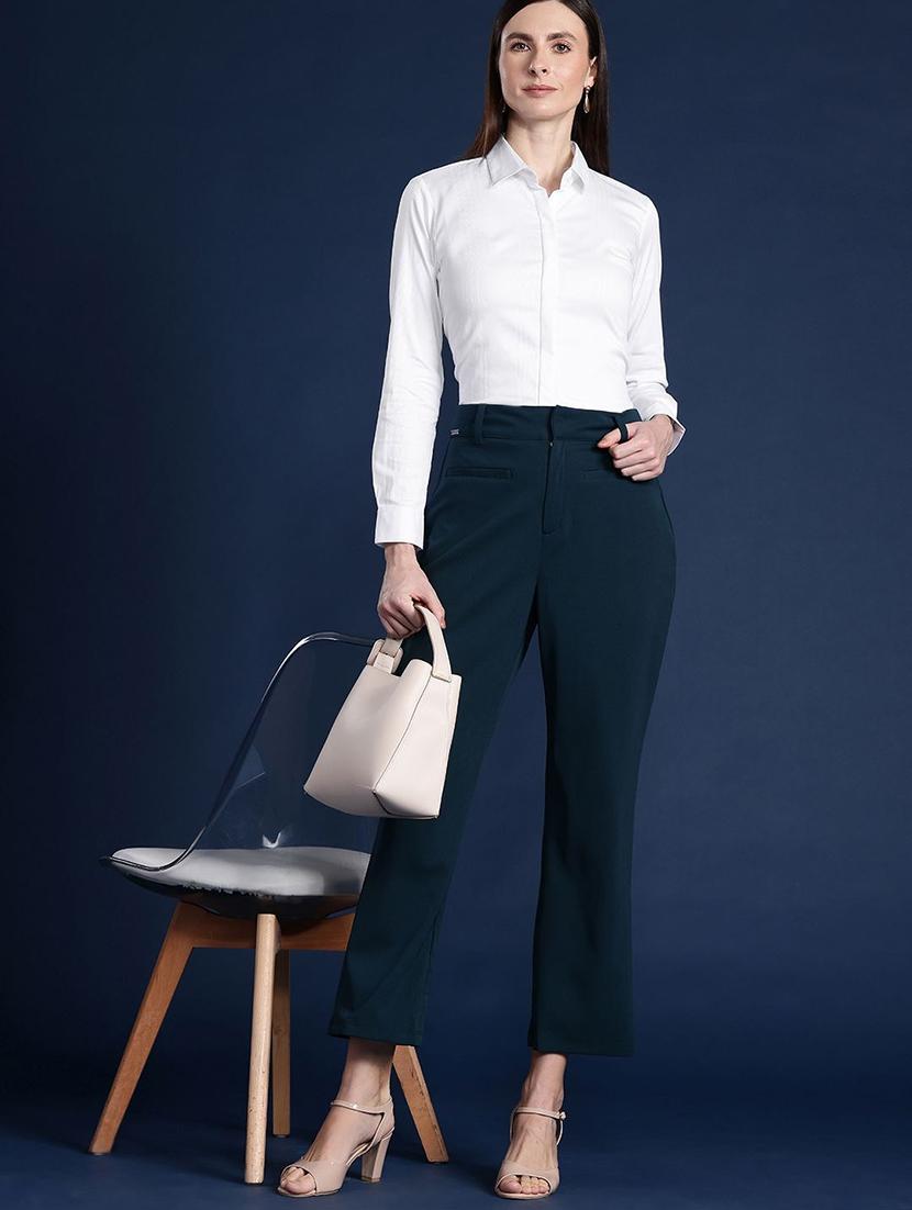 women collared long sleeve regular fit shirt - 22038716 - Standard Image - 4