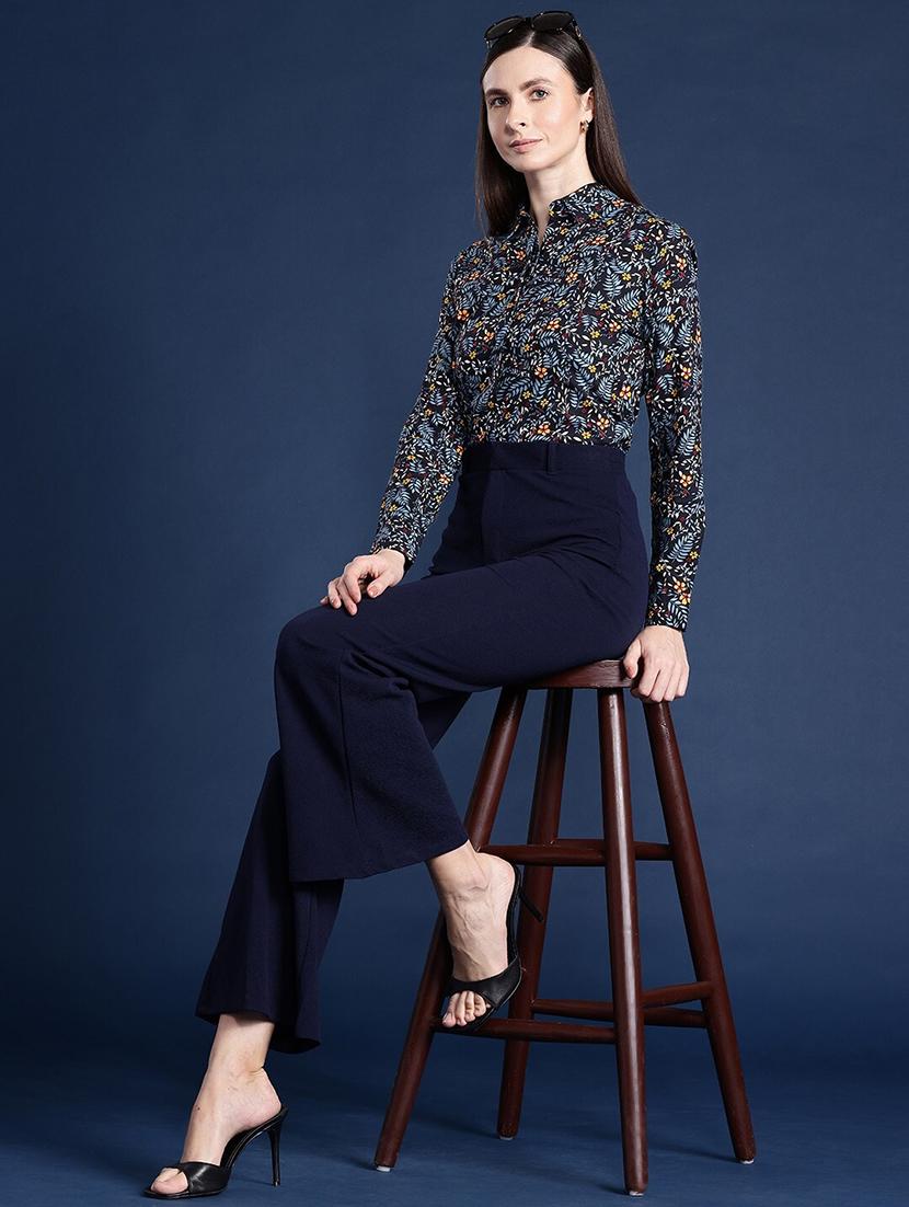 women collared long sleeve regular fit shirt - 22038718 - Standard Image - 4