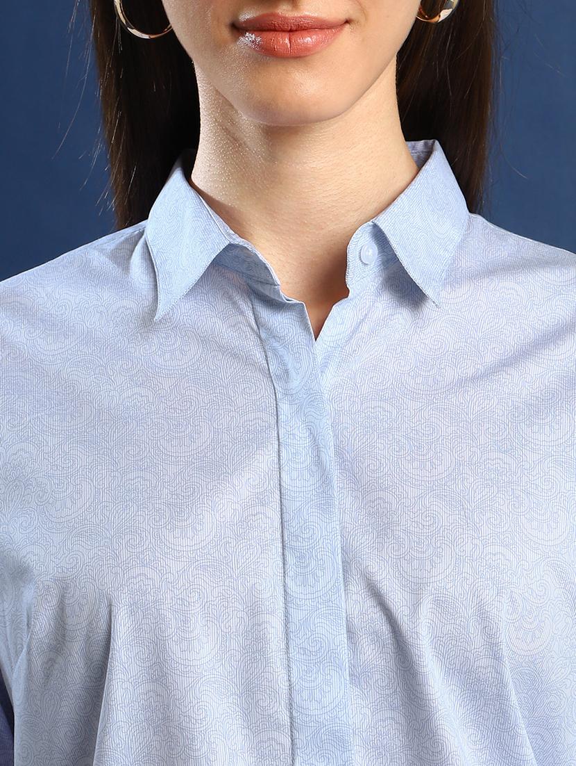 women collared long sleeve regular fit shirt - 22038746 - Standard Image - 4