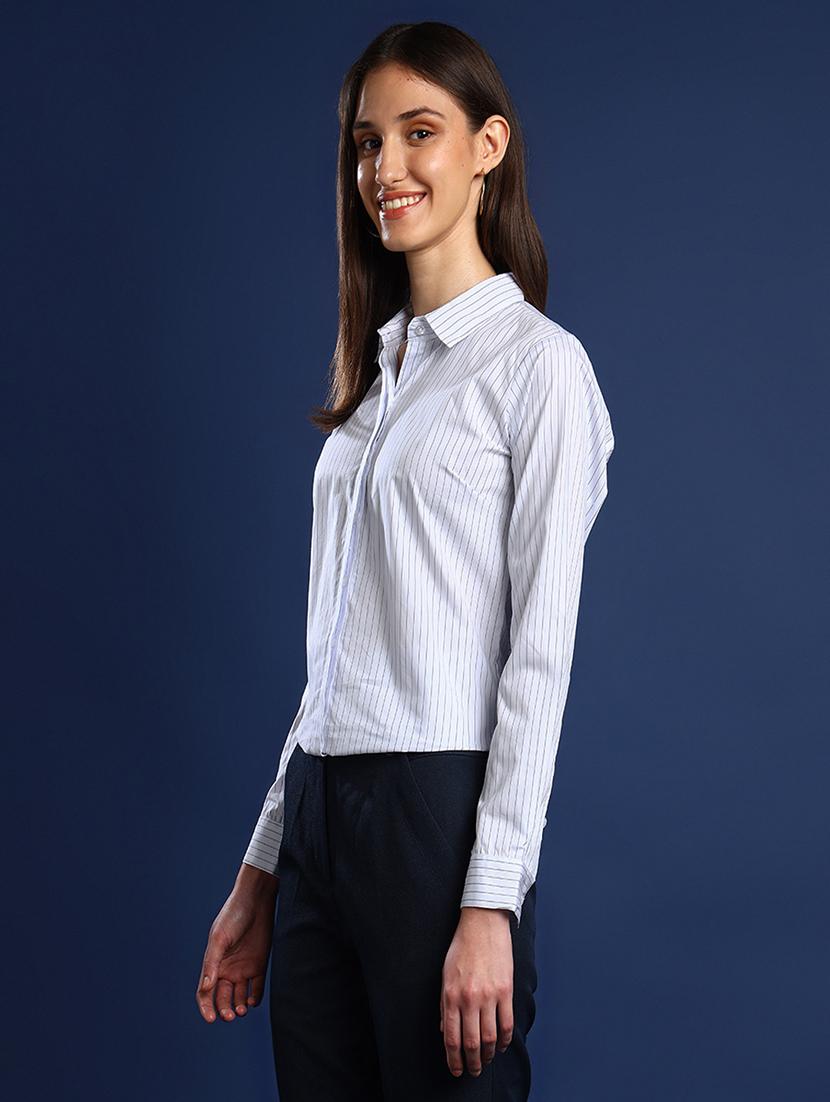 women collared long sleeve regular fit shirt - 22038751 -  Standard Image - 1