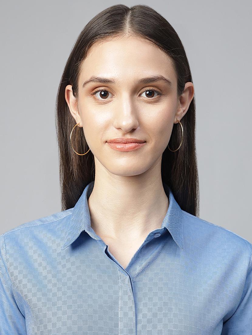 women self designed collared long sleeve shirt - 22038752 - Standard Image - 4