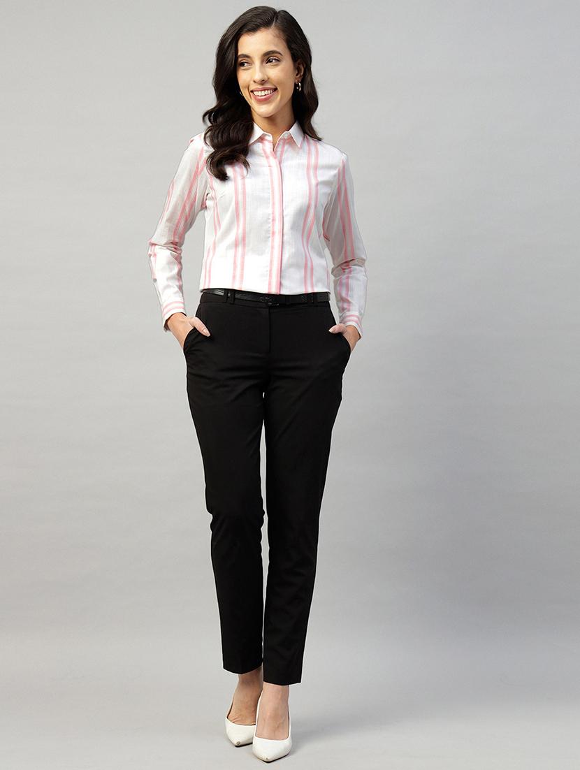 women collared long sleeve regular fit shirt - 22038789 - Standard Image - 4