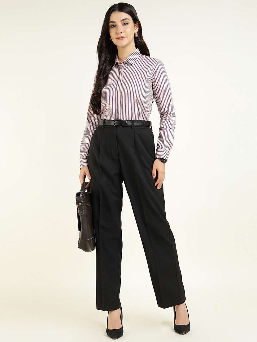 women collared long sleeve regular fit shirt - 22038828 -  Standard Image - 4