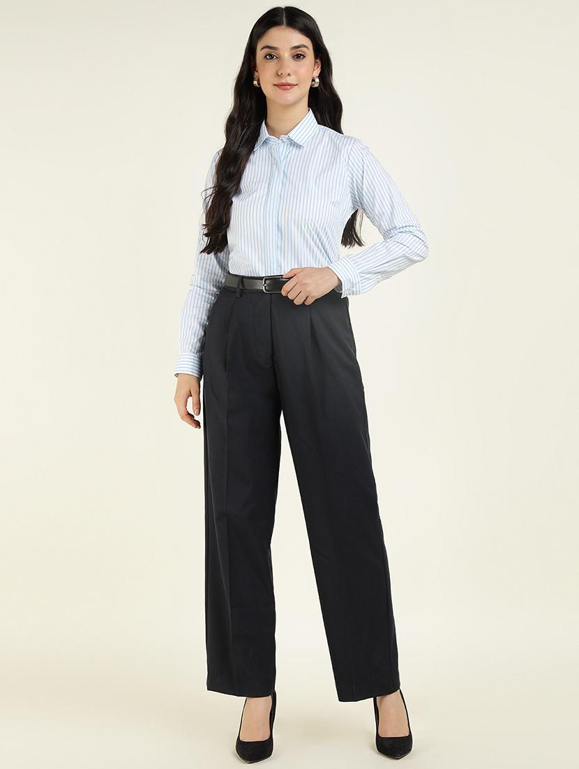 women collared long sleeve regular fit shirt - 22038831 - Standard Image - 4