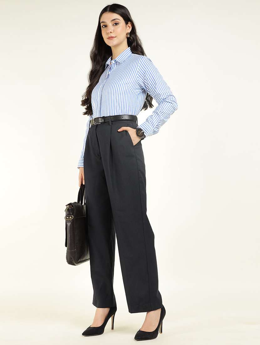 women collared long sleeve regular fit shirt - 22038832 -  Standard Image - 4