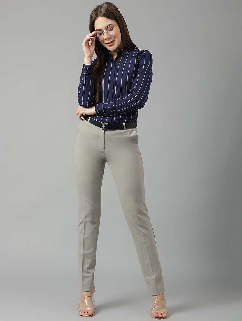 women collared long sleeve regular fit shirt - 22038845 -  Standard Image - 4