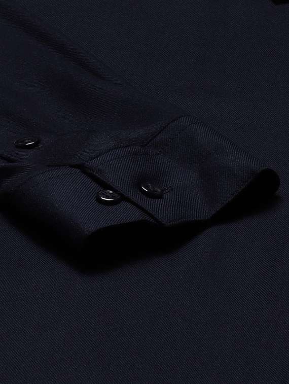 women solid collared long sleeve shirt - 22038854 - Standard Image - 4
