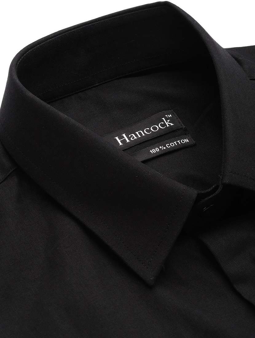 men solid collared short sleeve regular fit shirt - 22038896 - Standard Image - 4
