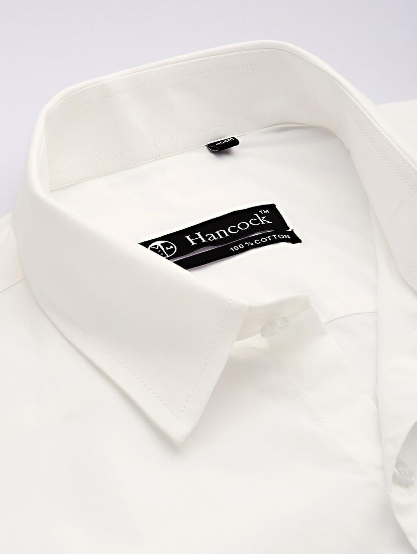 men solid collared short sleeve regular fit shirt - 22038897 - Standard Image - 4