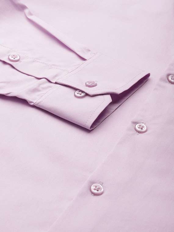 men solid collared long sleeve shirt - 22039073 -  Standard Image - 4