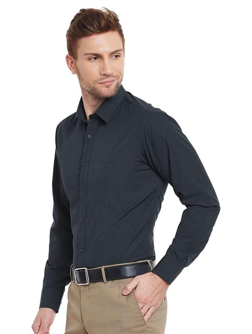 men solid long sleeve regular fit t-shirt - 22039097 -  Standard Image - 1