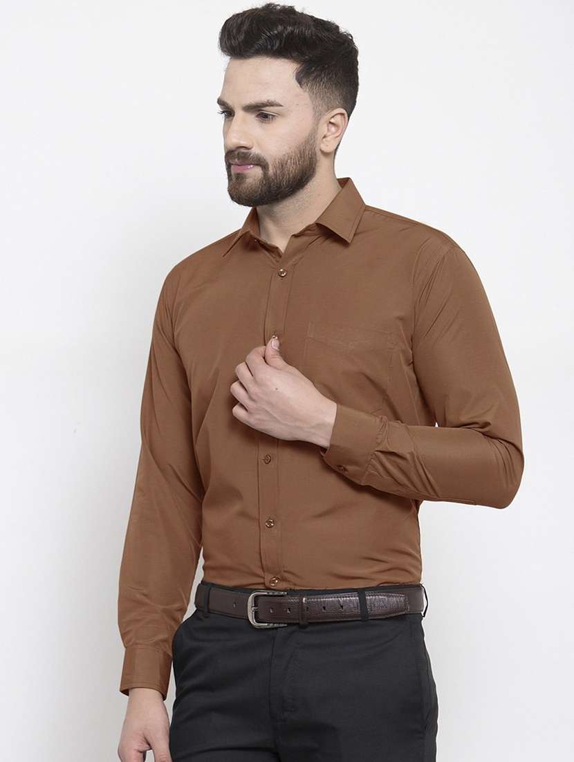 men solid long sleeve regular fit t-shirt - 22039098 -  Standard Image - 1