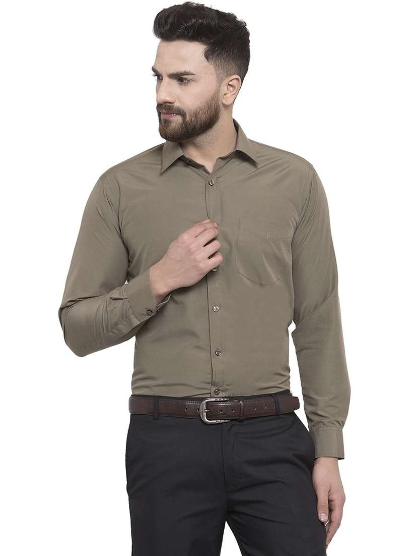 men solid long sleeve regular fit t-shirt