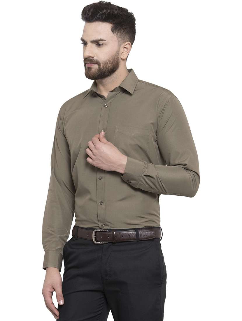 men solid long sleeve regular fit t-shirt - 22039105 -  Standard Image - 1