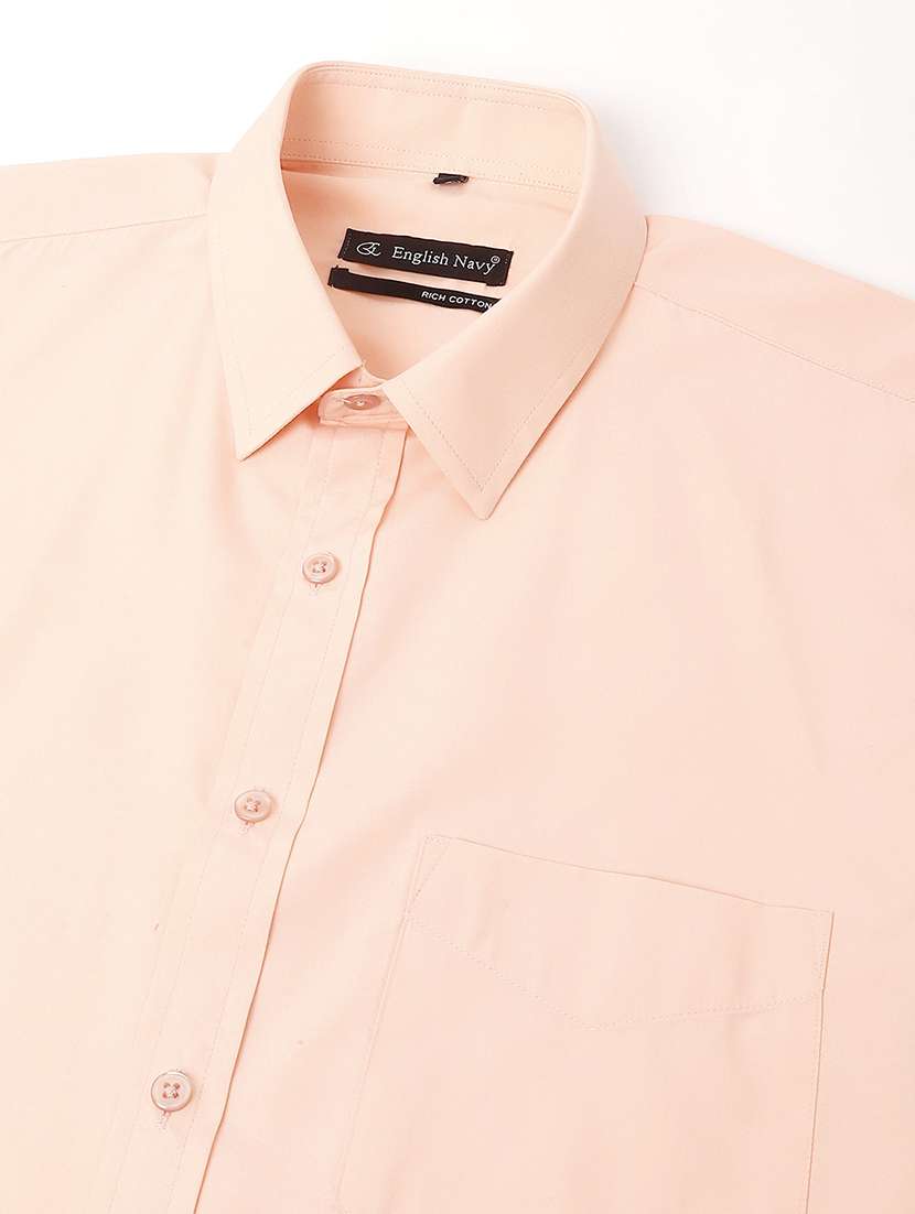 men solid collared long sleeve shirt - 22039106 -  Standard Image - 4