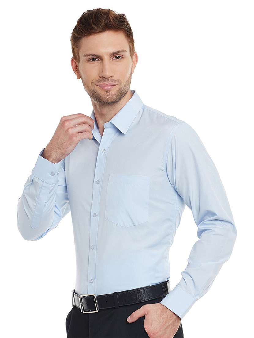 men solid long sleeve regular fit t-shirt - 22039107 -  Standard Image - 1