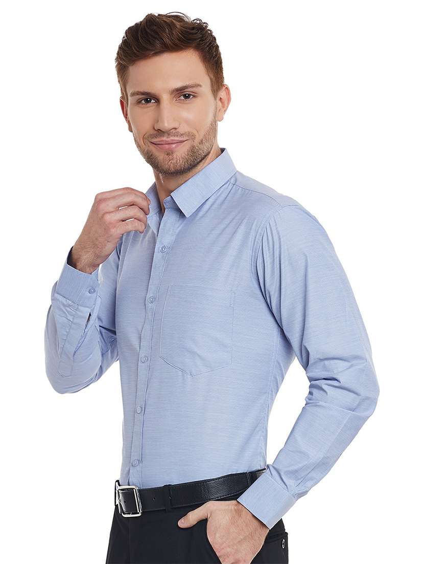 men solid long sleeve regular fit t-shirt - 22039109 -  Standard Image - 1
