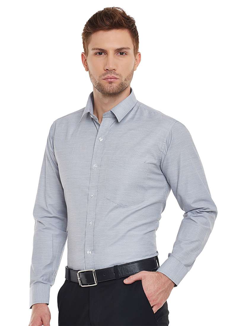 men solid long sleeve regular fit t-shirt - 22039110 -  Standard Image - 1