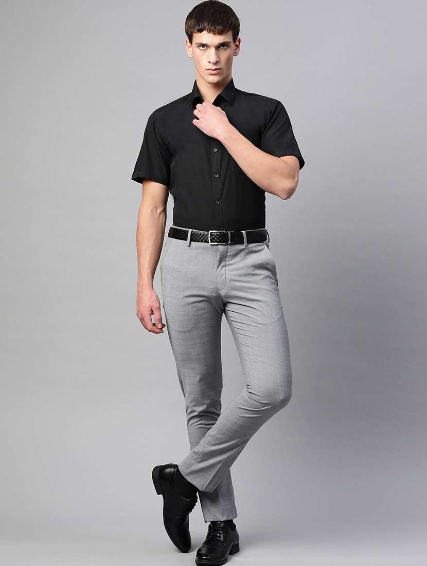 men solid short sleeve regular fit t-shirt - 22039117 -  Standard Image - 4