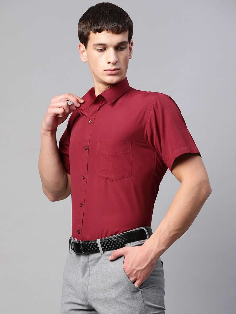 men solid short sleeve regular fit t-shirt - 22039119 -  Standard Image - 1