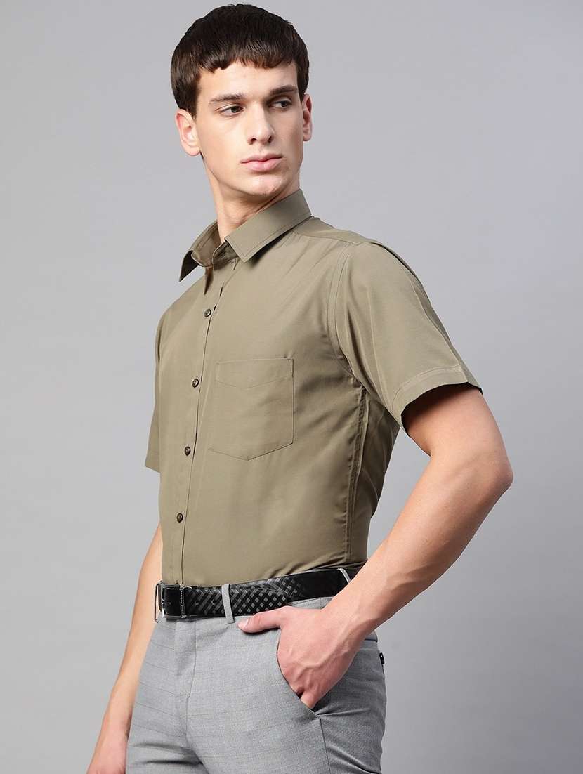 men solid short sleeve regular fit t-shirt - 22039120 -  Standard Image - 1