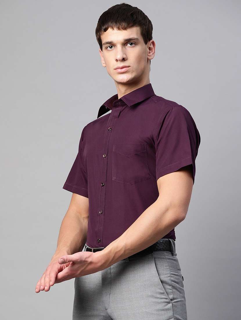 men solid short sleeve regular fit t-shirt - 22039122 -  Standard Image - 1