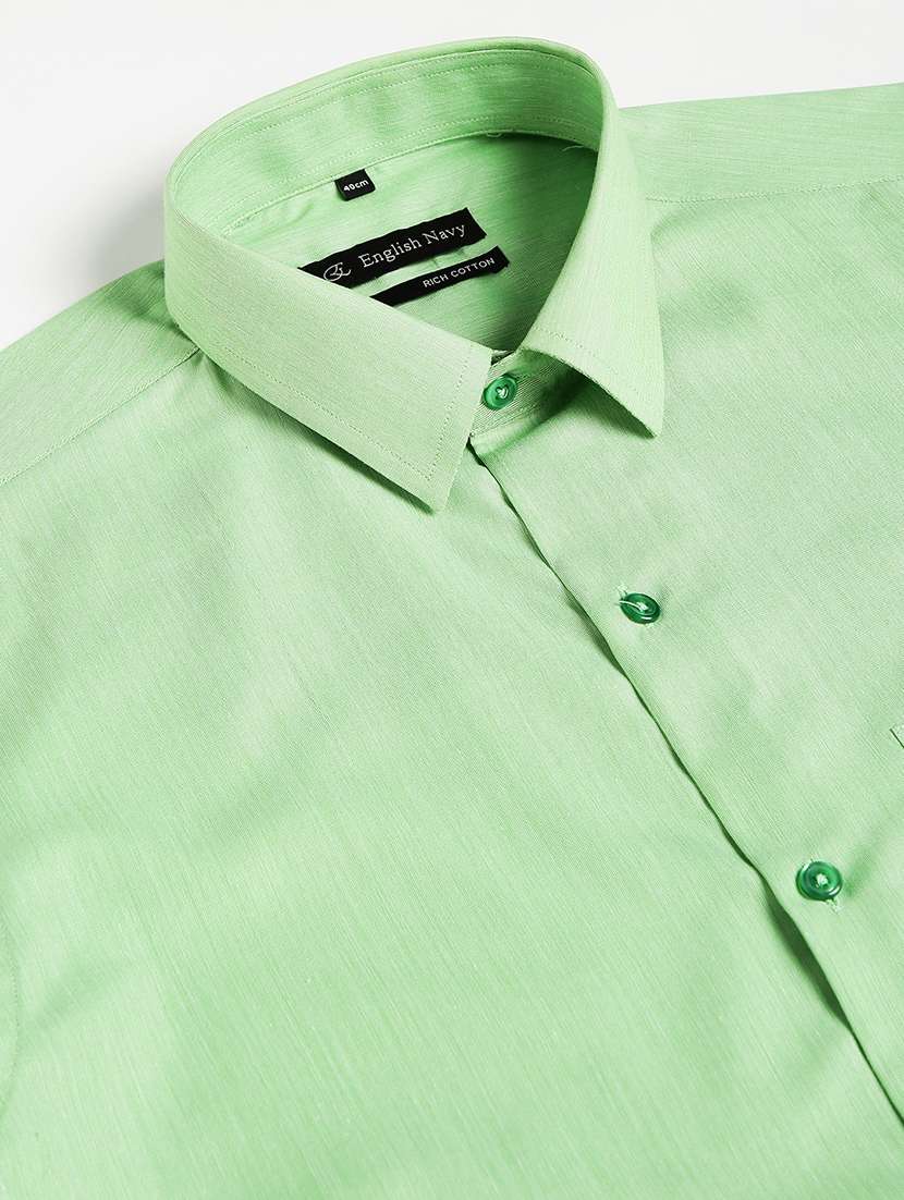 men solid collared long sleeve shirt - 22039123 -  Standard Image - 4