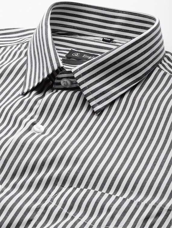 men striped long sleeve regular fit t-shirt - 22039124 -  Standard Image - 4