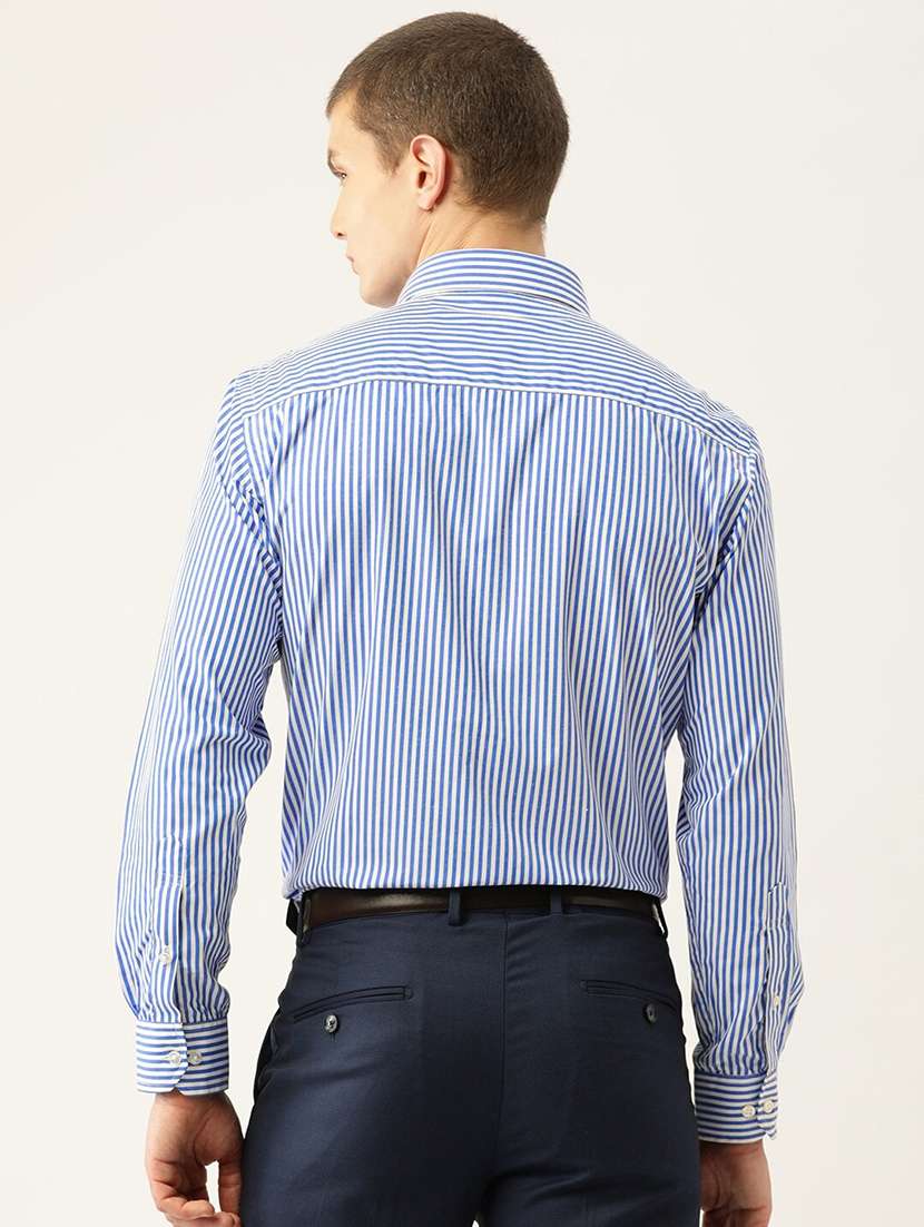 men striped long sleeve regular fit t-shirt - 22039125 -  Standard Image - 4