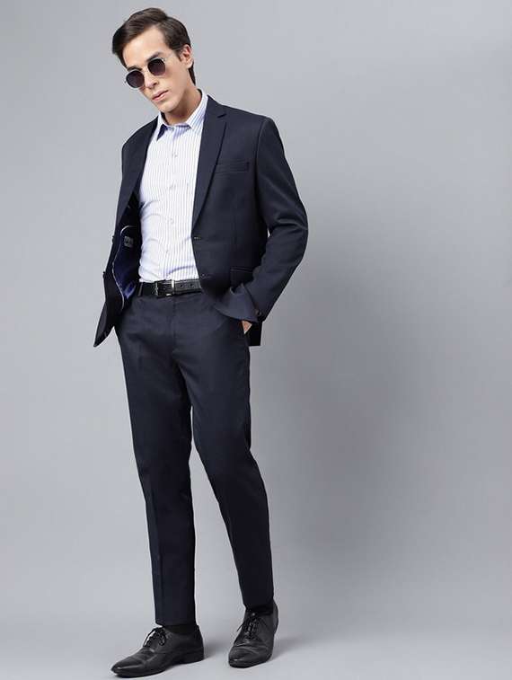 men striped collared long sleeve shirt - 22039128 -  Standard Image - 4