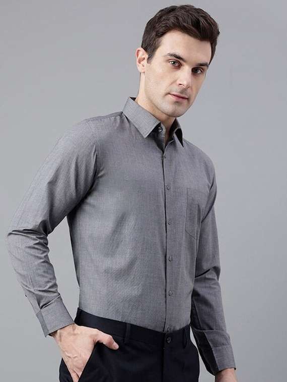 men solid long sleeve regular fit t-shirt - 22039138 -  Standard Image - 1