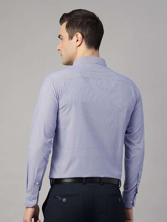 men striped long sleeve regular fit t-shirt - 22039150 -  Standard Image - 1