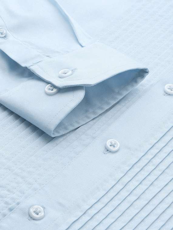 men solid collared long sleeve regular fit shirt - 22039180 -  Standard Image - 4