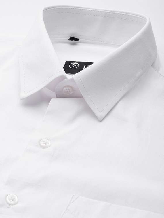 men solid collared long sleeve regular fit shirt - 22039253 -  Standard Image - 4