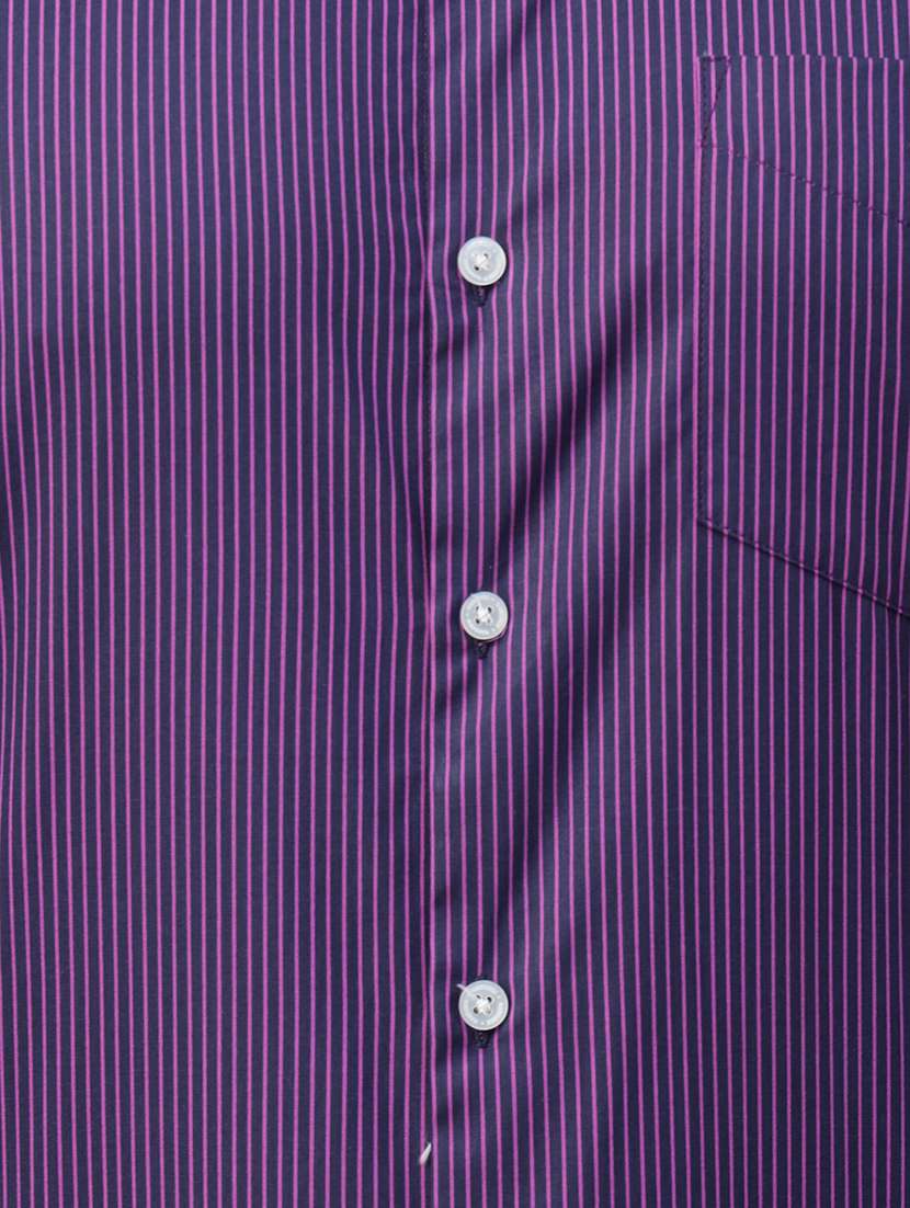 men striped collared long sleeve shirt - 22039328 -  Standard Image - 4