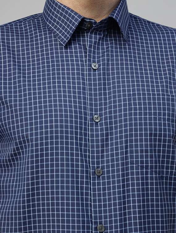 men checkered collared short sleeve shirt - 22039340 -  Standard Image - 4