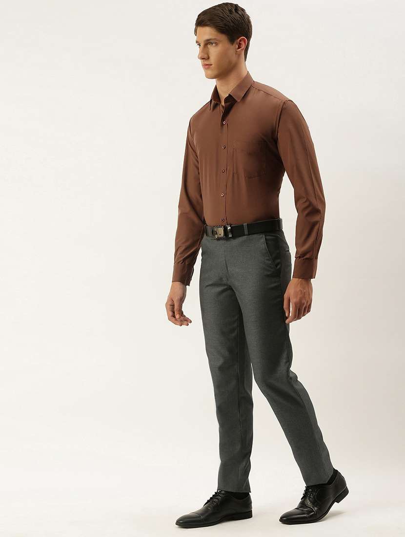 men solid long sleeve regular fit t-shirt - 22039365 -  Standard Image - 4