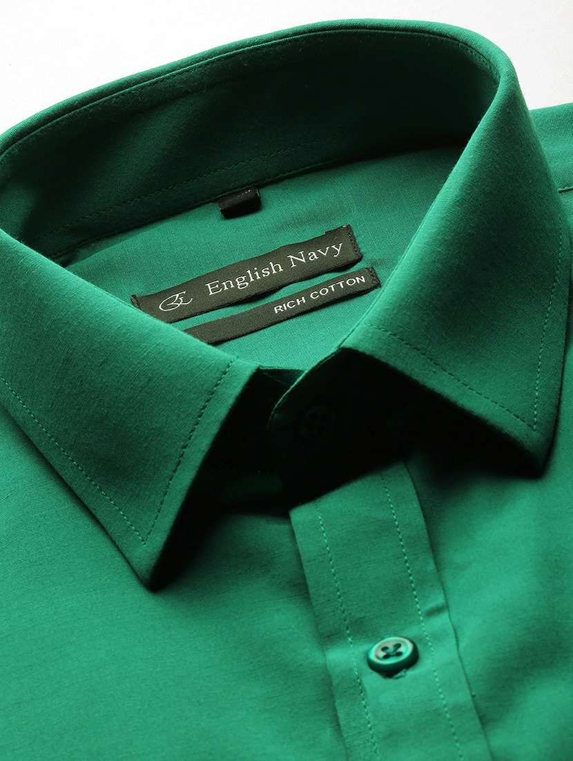 men solid collared long sleeve shirt - 22039367 -  Standard Image - 4