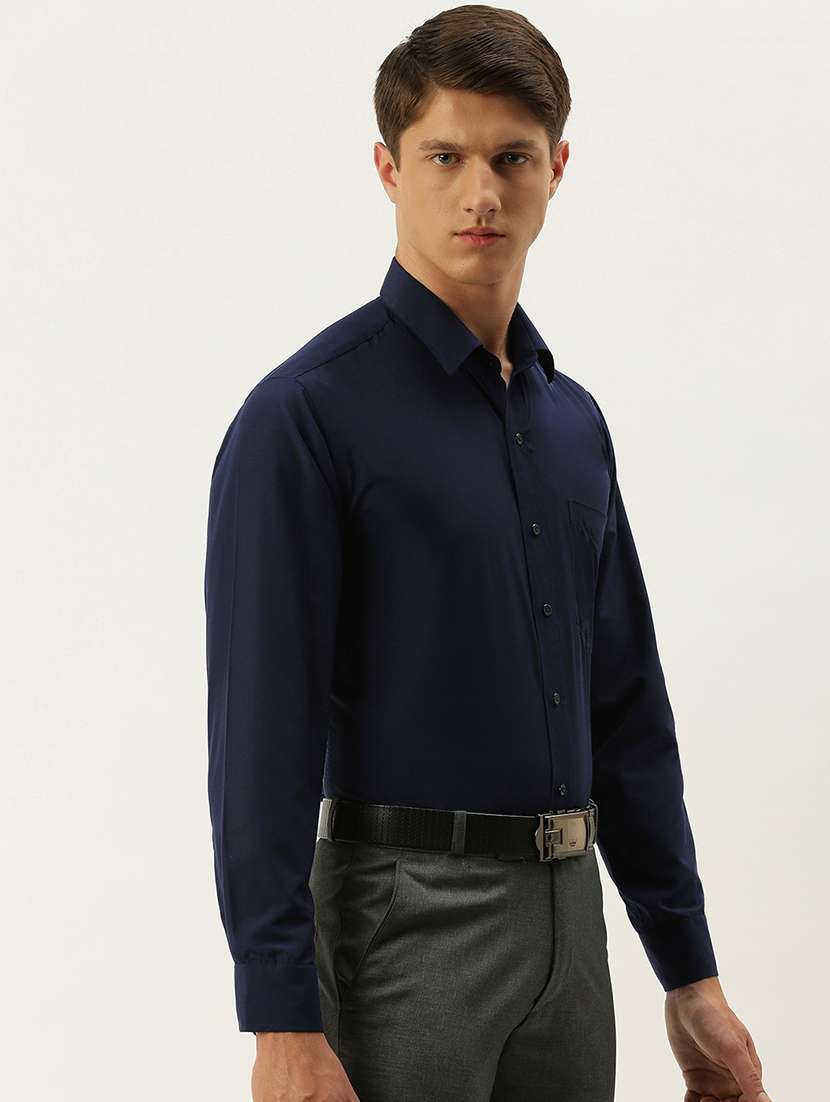 men solid long sleeve regular fit t-shirt - 22039370 -  Standard Image - 1