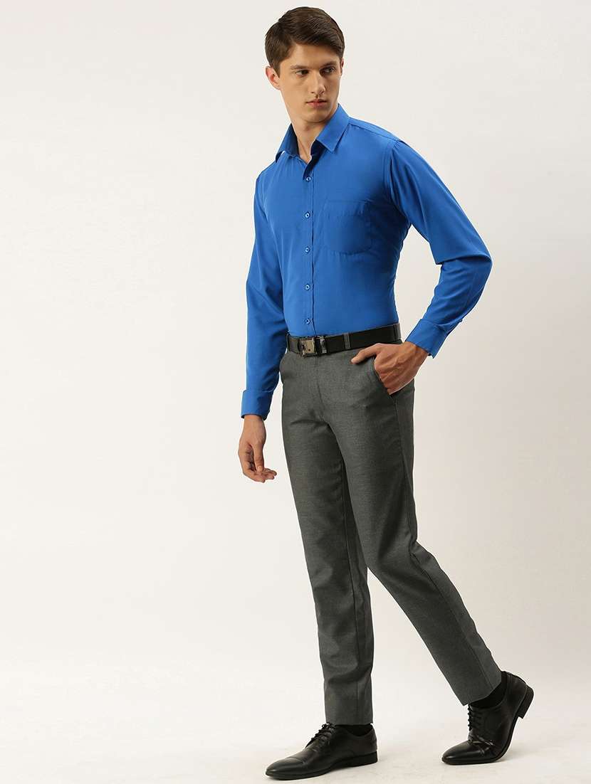 men solid long sleeve regular fit t-shirt - 22039371 -  Standard Image - 4