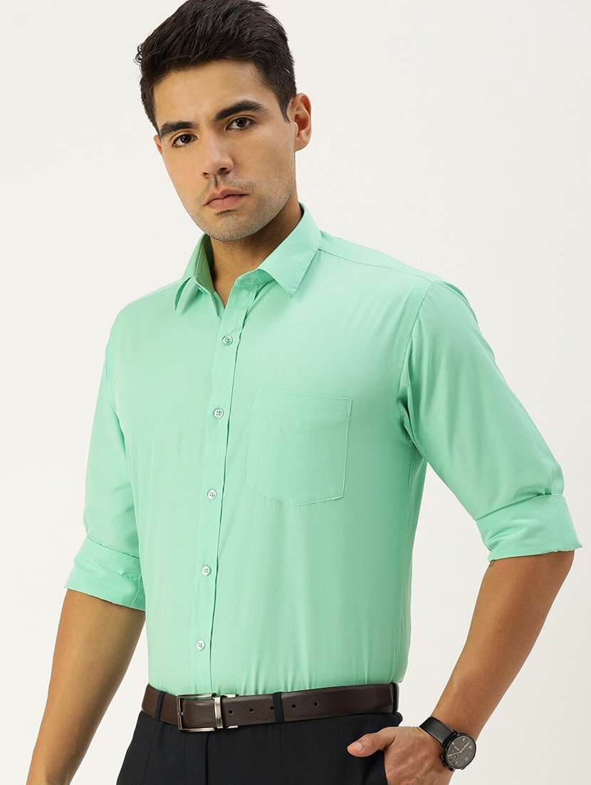 men solid long sleeve regular fit t-shirt - 22039372 -  Standard Image - 1