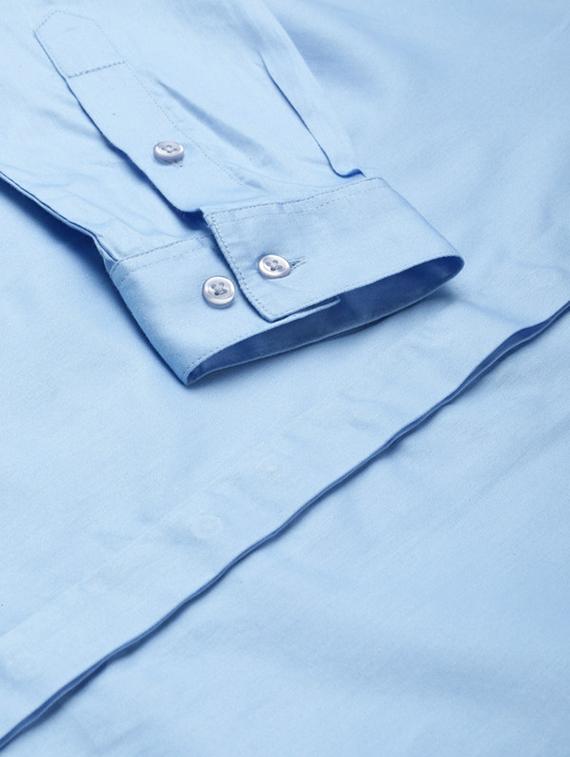 men solid collared long sleeve regular fit shirt - 22039375 - Standard Image - 4