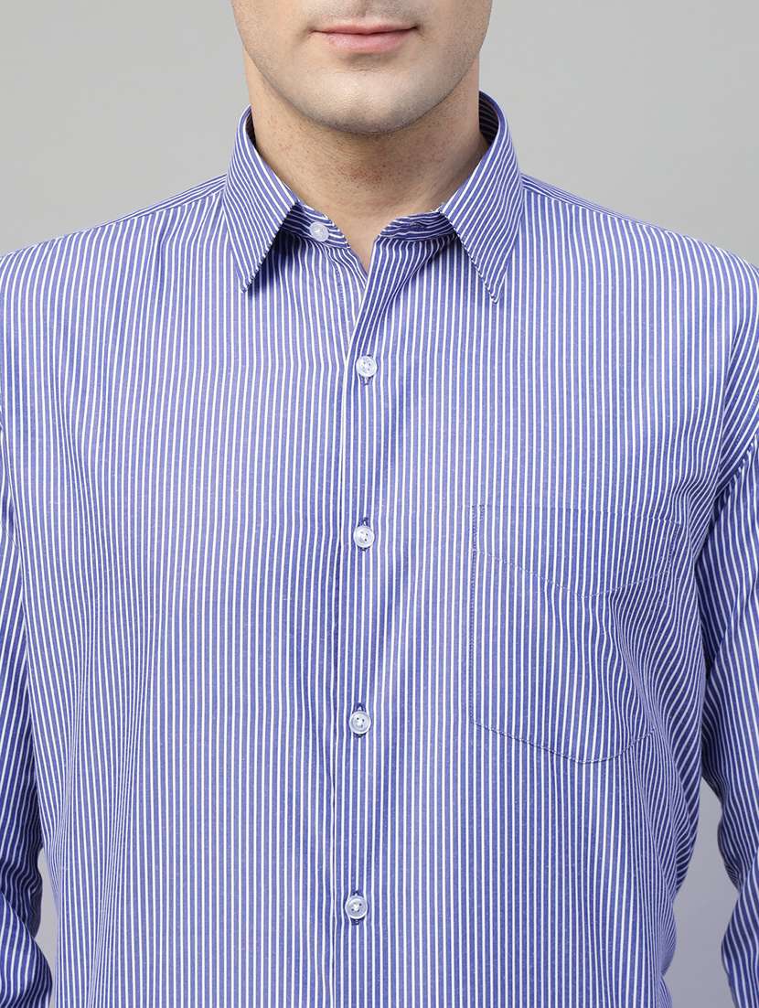 men striped long sleeve regular fit t-shirt - 22039423 -  Standard Image - 4