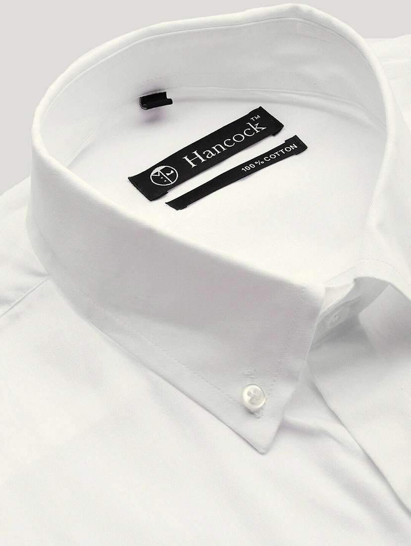 men solid collared long sleeve shirt - 22039426 -  Standard Image - 4