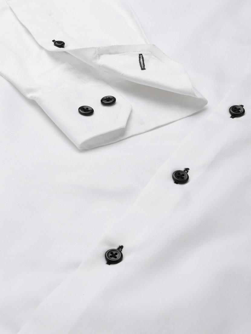 men solid collared long sleeve shirt - 22039436 - Standard Image - 4
