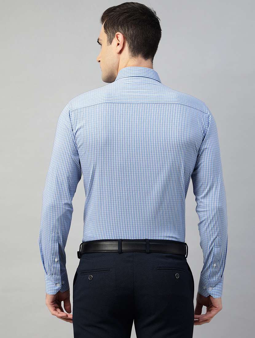 men checkered collared long sleeve shirt - 22039595 -  Standard Image - 1