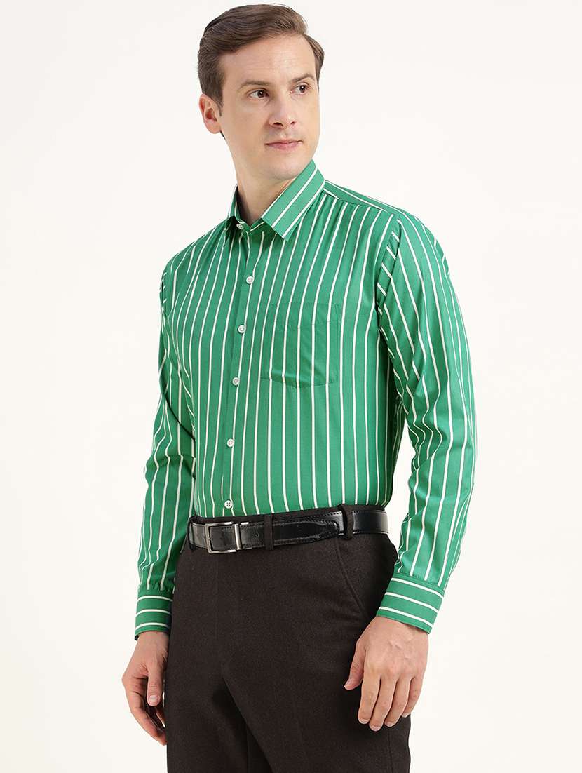 men collared long sleeve regular fit shirt - 22039661 -  Standard Image - 1
